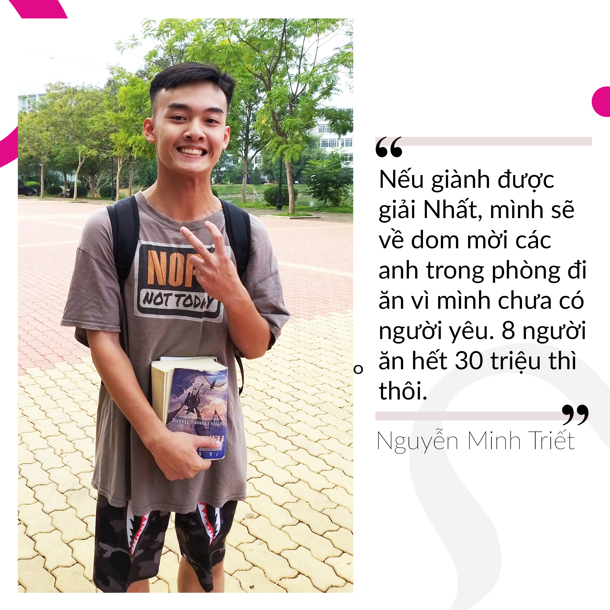 Nếu trở thành Quán quân, bạn sẽ dùng 30 triệu để làm gì?